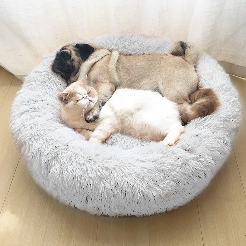 Original Calming Donut Cuddler Cat and Dog Bed