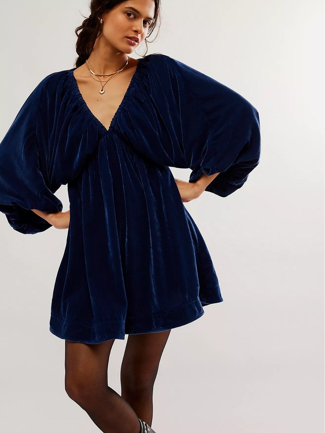 🎄🎁 Christmas Promotion 49% OFF - Portia Velvet Mini Dress