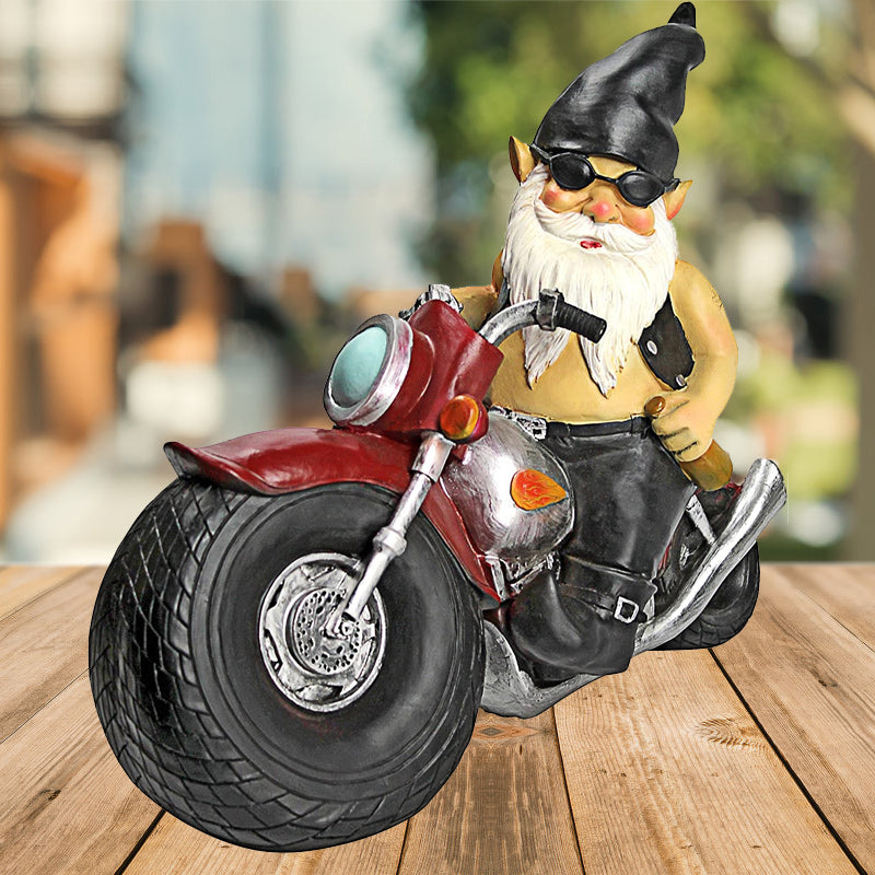 THE BIKER GNOME STATUE