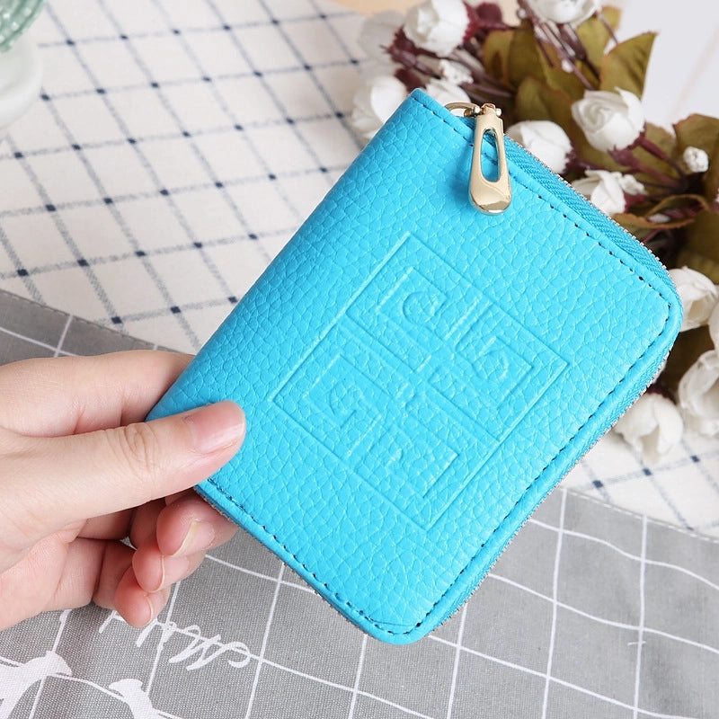 Korean Lychee Pattern Small Wallet