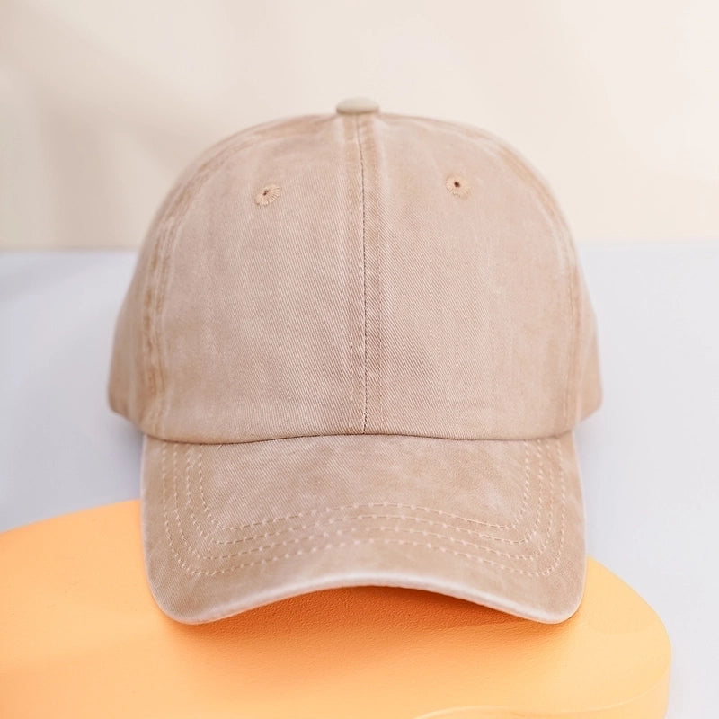 Korean Solid Color Baseball Cap