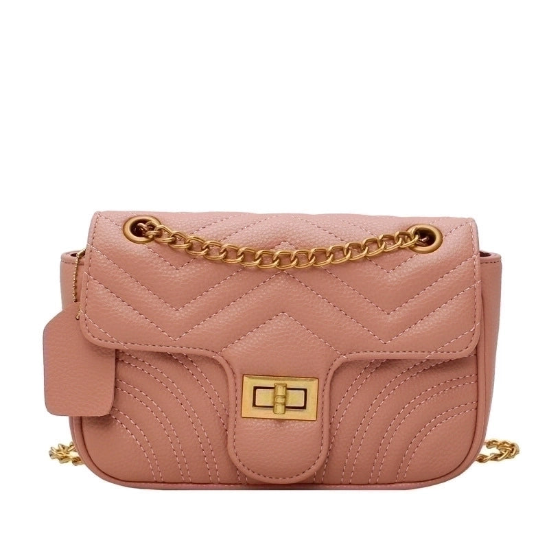 Women's Small All Seasons Pu Leather Basic Square Bag