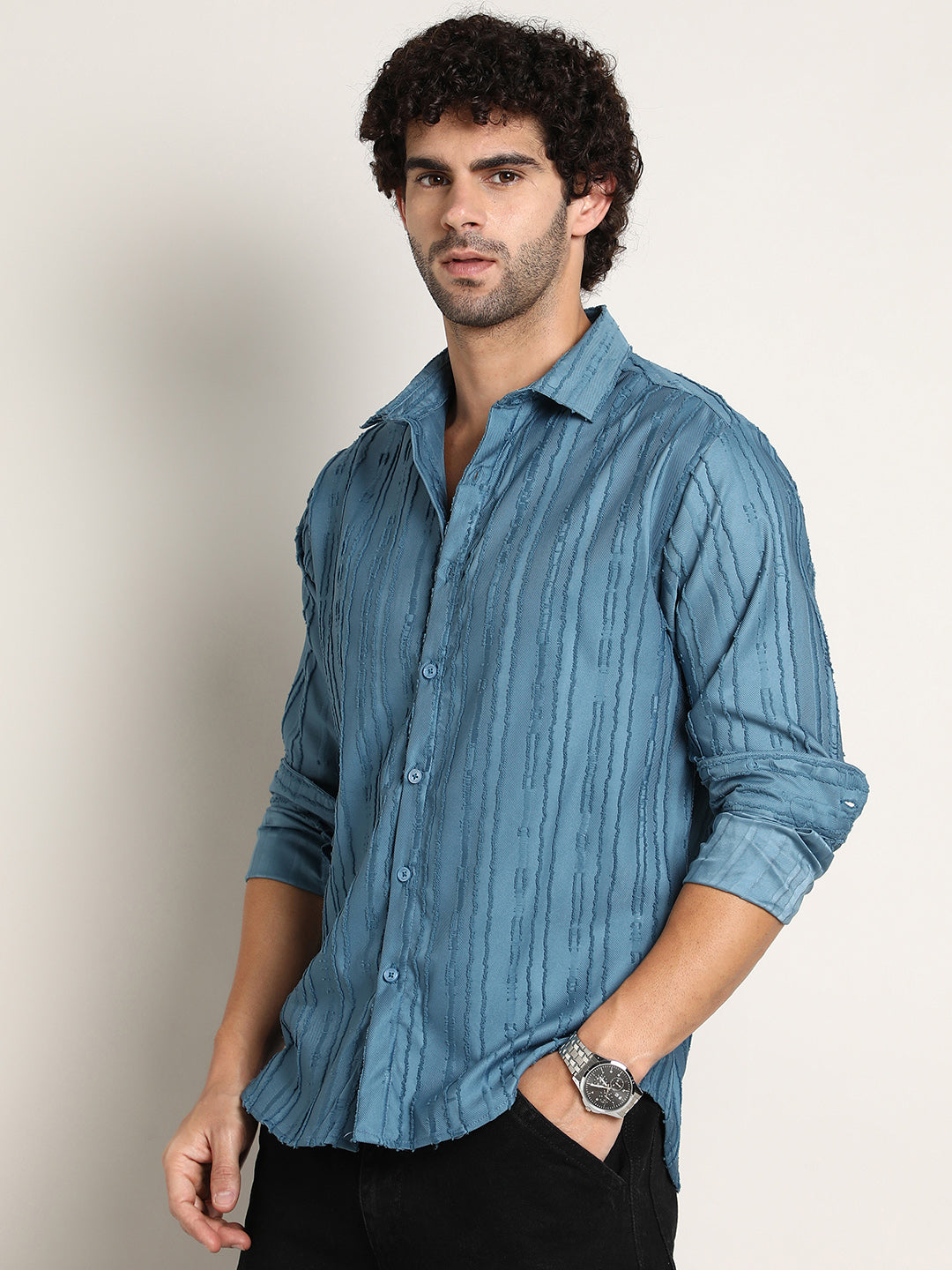 Ripple-Edge Shirt