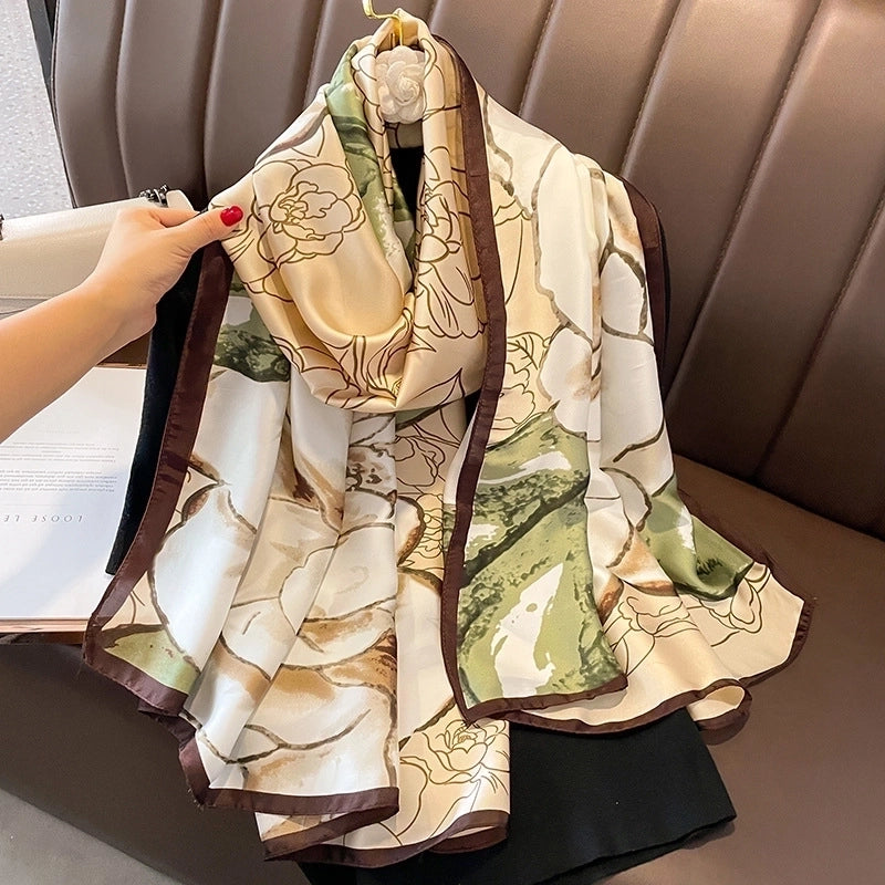 Fashion Silk Scarf (707 Main Color) Nhcj0164-707 Main Color