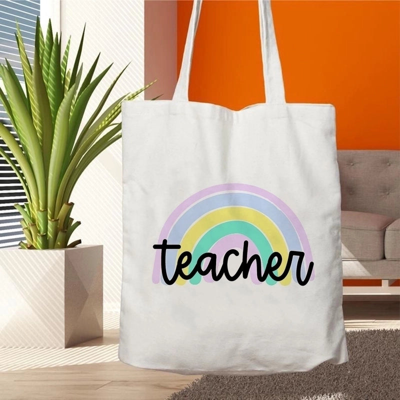 Women's Minimalist Letter Shopping Bags