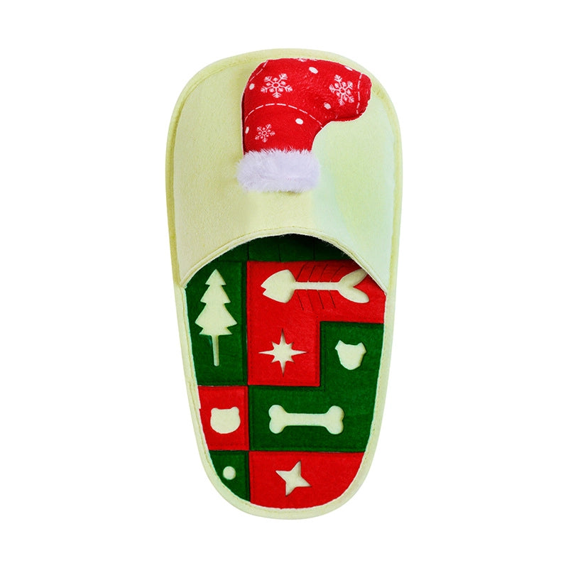 Casual Felt Slippers Pet Toys