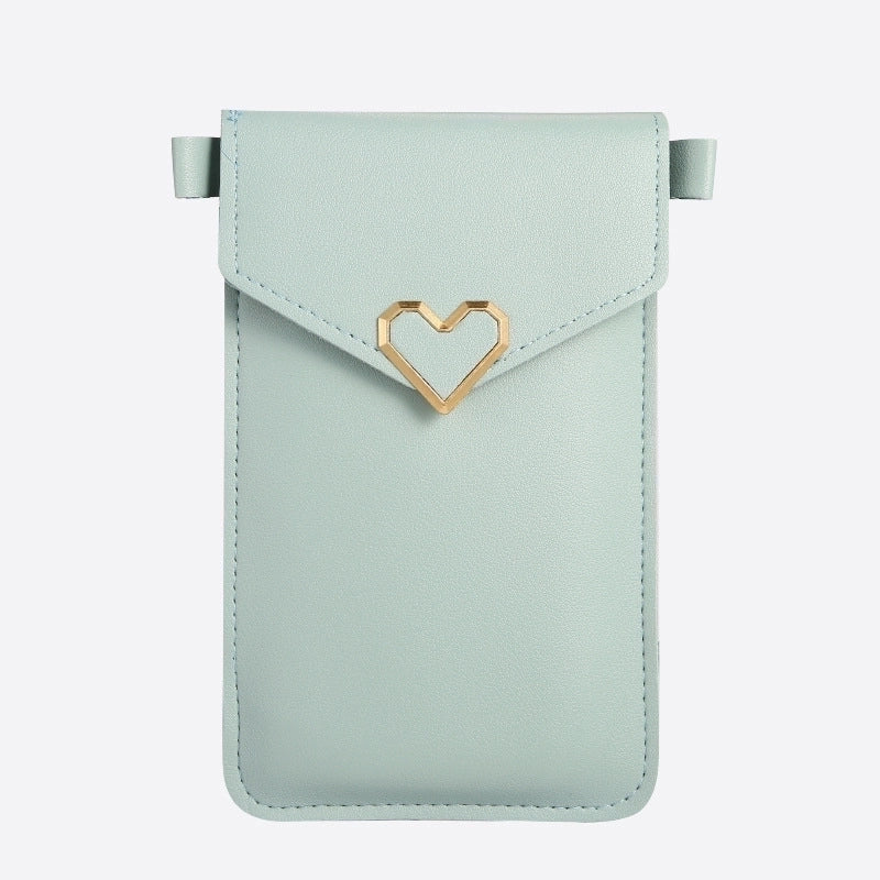 Women's Medium Pu Leather Solid Color Fashion Square Zipper Crossbody Bag