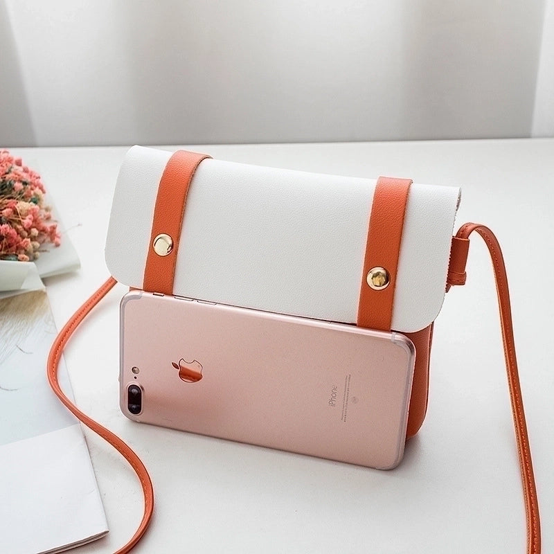 Women's All Seasons Pu Leather Solid Color Elegant Square Magnetic Buckle Square Bag