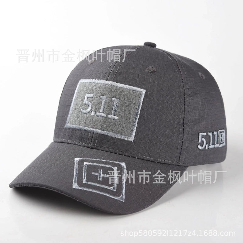 Camouflage Baseball Cap Men's 511 Embroidered Outdoor Sports Summer Sunscreen Hat Women's Military Training Hat