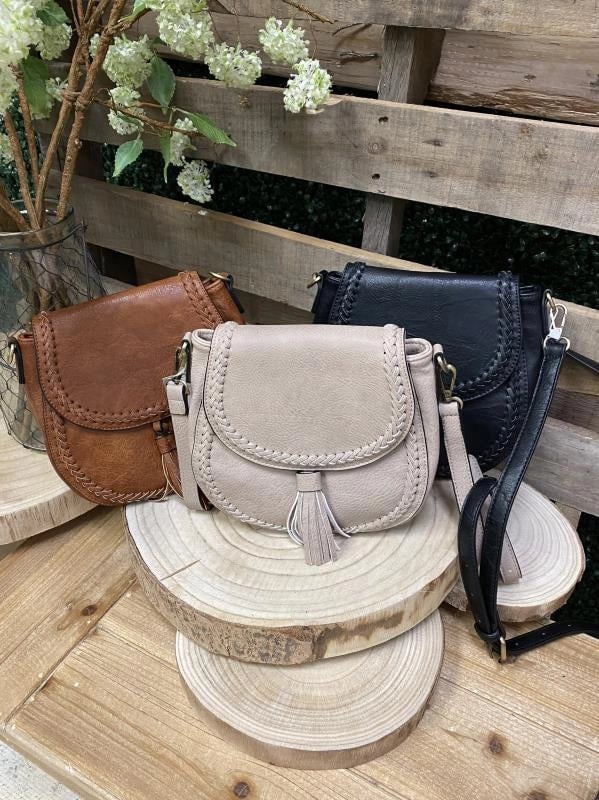 Women's Large All Seasons Pu Leather Vintage Style Saddle Bag