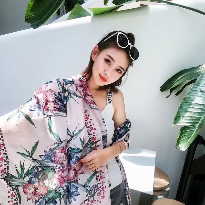 Fashion Silk Scarf (707 Main Color) Nhcj0164-707 Main Color