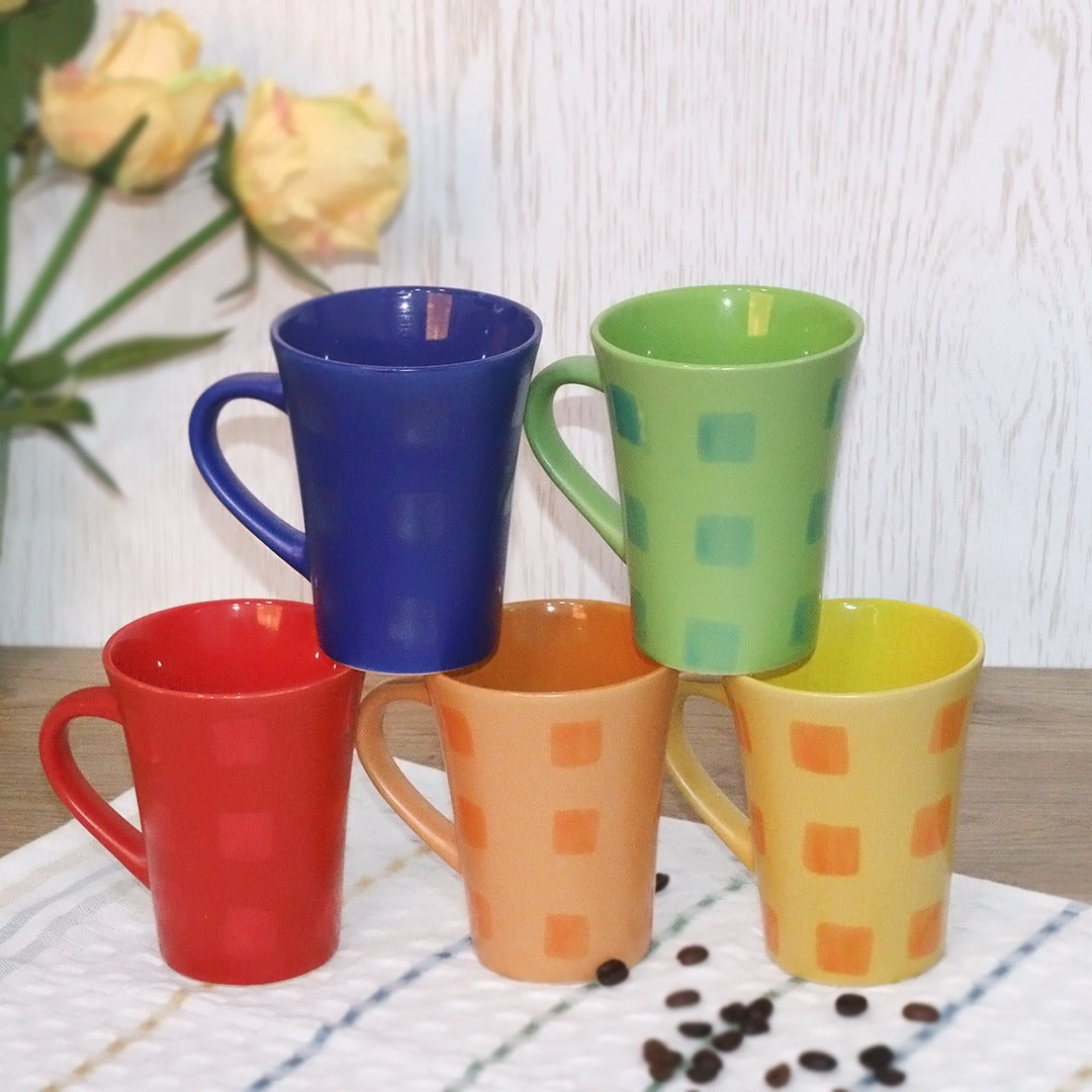 Colorful Dots Porcelain Mugs