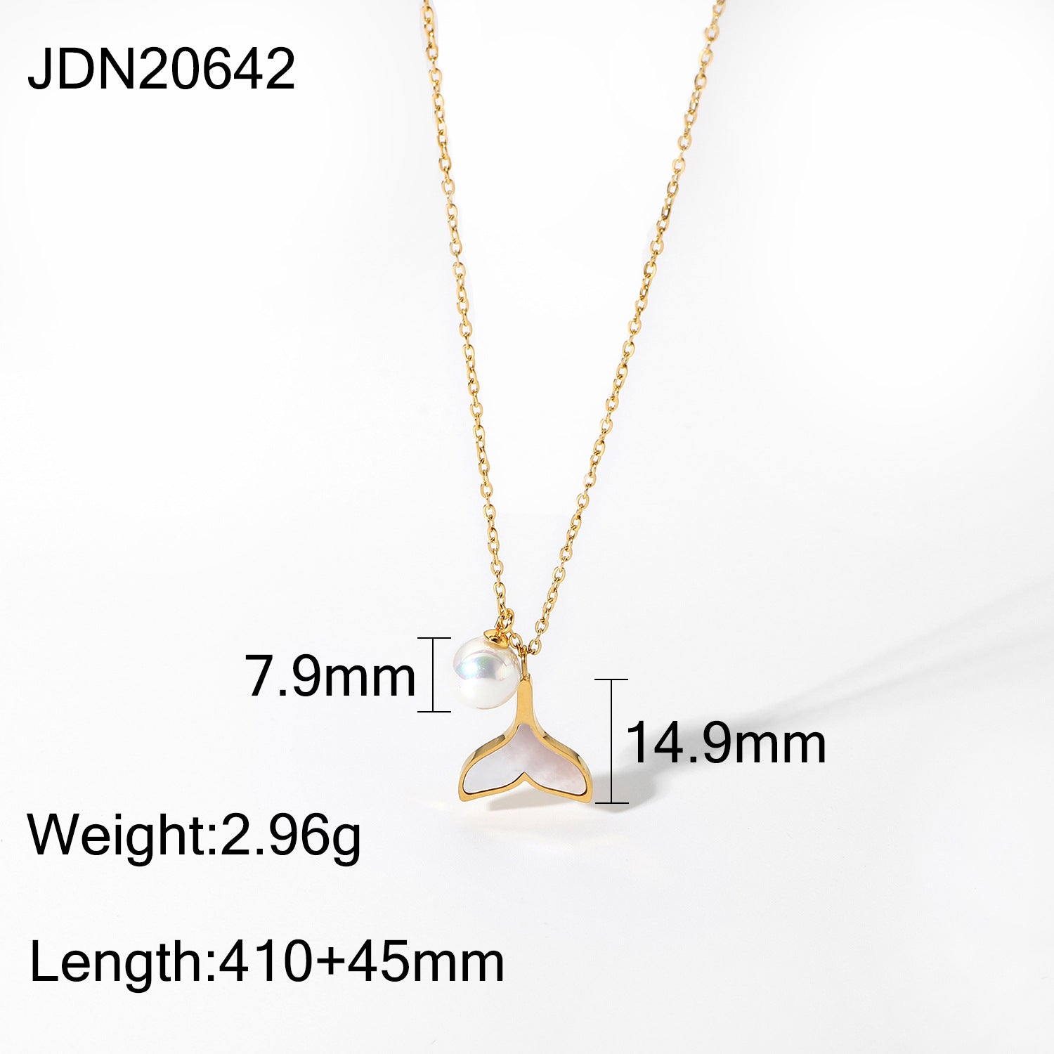 Jie Ding Stainless Steel Pearl Necklace Accessories Stacking Bracelet Flower Titanium Steel Ring