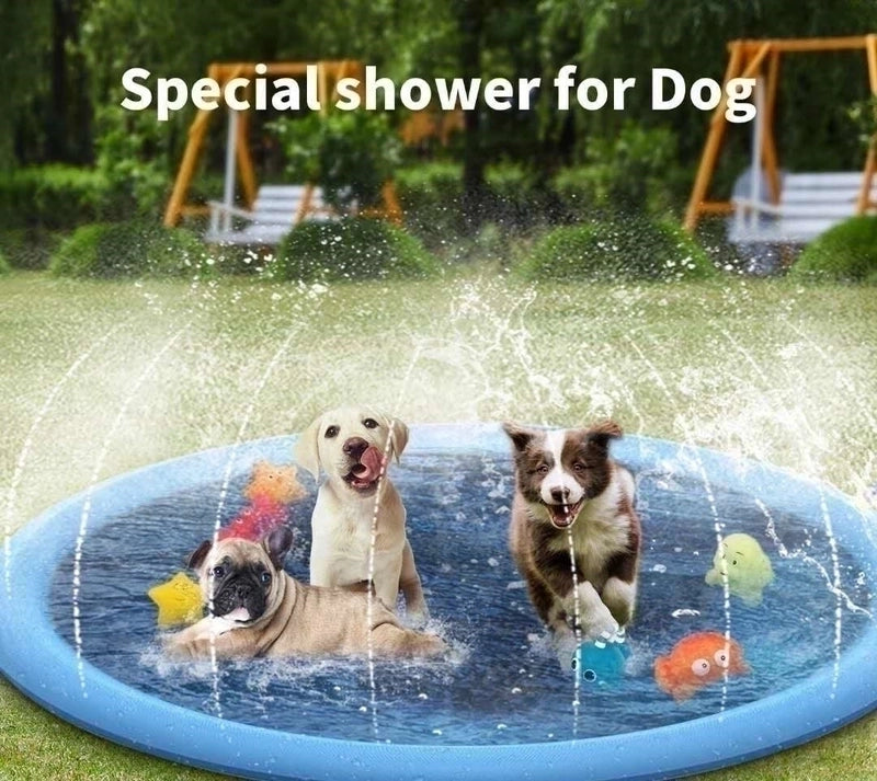 Non-slip Material Pet Swimming Children Splash Pad Water Spray Pad