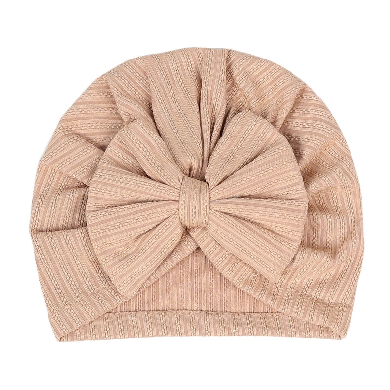 Baby Girl's Baby Boy's Minimalist Solid Color Jacquard Baby Hat