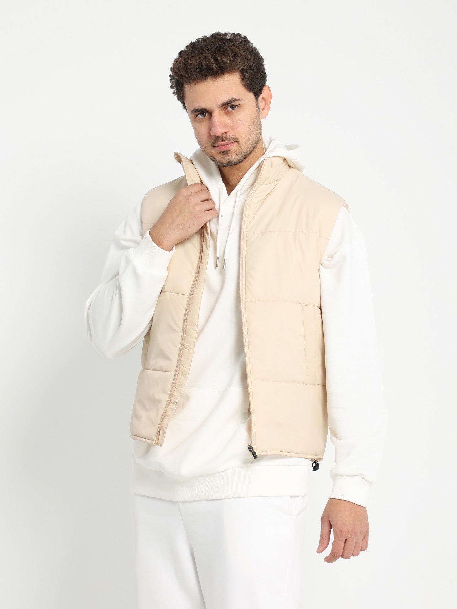 Textured Puffed Vest