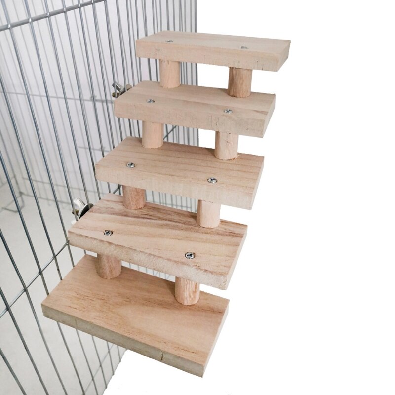 Wood Ladder For Pet Birds