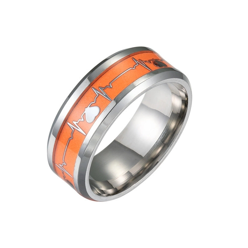 Fashion Letter 201 Stainless Steel No Inlaid