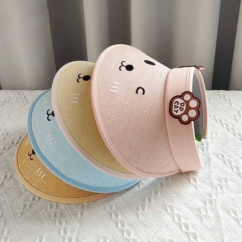 Children Unisex Cartoon Style Cute Cartoon Sun Hat