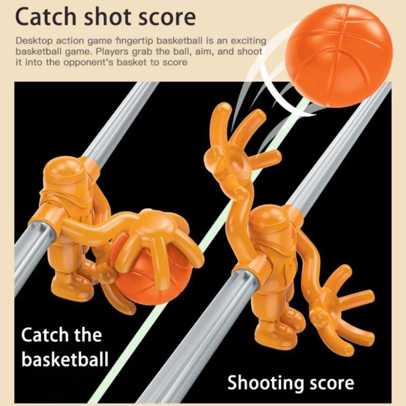 🔥Last Day Sales - 49% OFF🎁2023 Latest Children's Desktop Game - 🏀 Fingertip Basketball