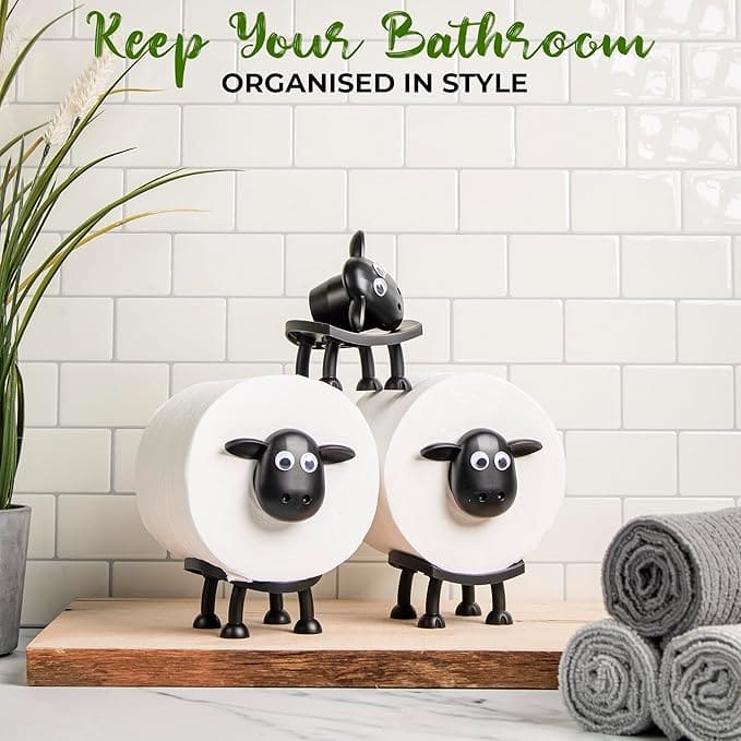 SHEEP TOILET ROLL HOLDER (SET OF 3)