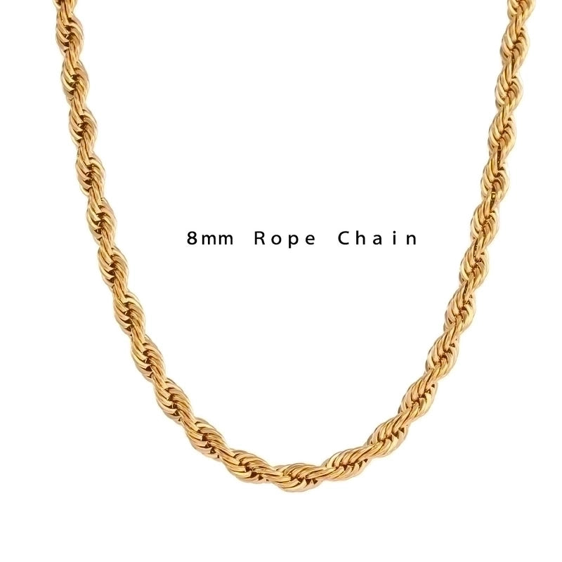 Vintage Style Geometric Solid Color Stainless Steel Titanium Steel Plating Necklace
