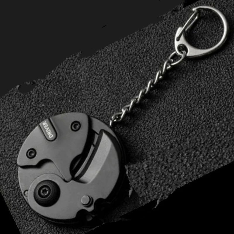 7 in 1 Multifunctional Coin Keychain Screwdriver