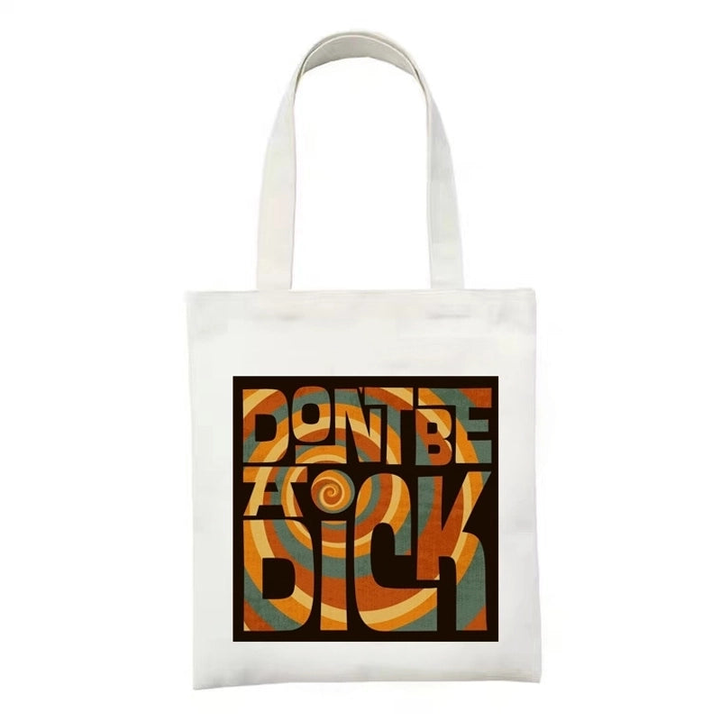 Women's Minimalist Flower Mushroom Shopping Bags