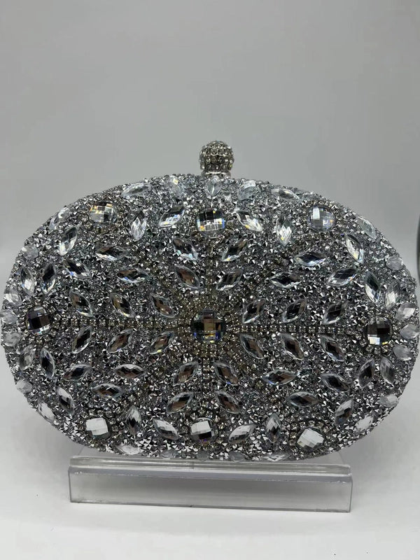 Sunflower Diamond-encrusted Dinner Bag Fashion Banquet Women's Clutch Bag Personality Dress Evening Bag