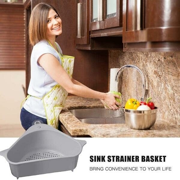 Triangle Storage Holder Multifunctional Drain Shelf