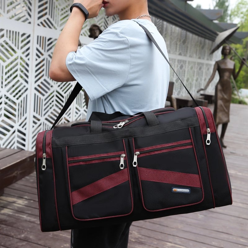 Foldable Large Capacity Portable Travel Bag Men's And Women's Long And Short Distance Travel Luggage Bag For Home Moving Bag