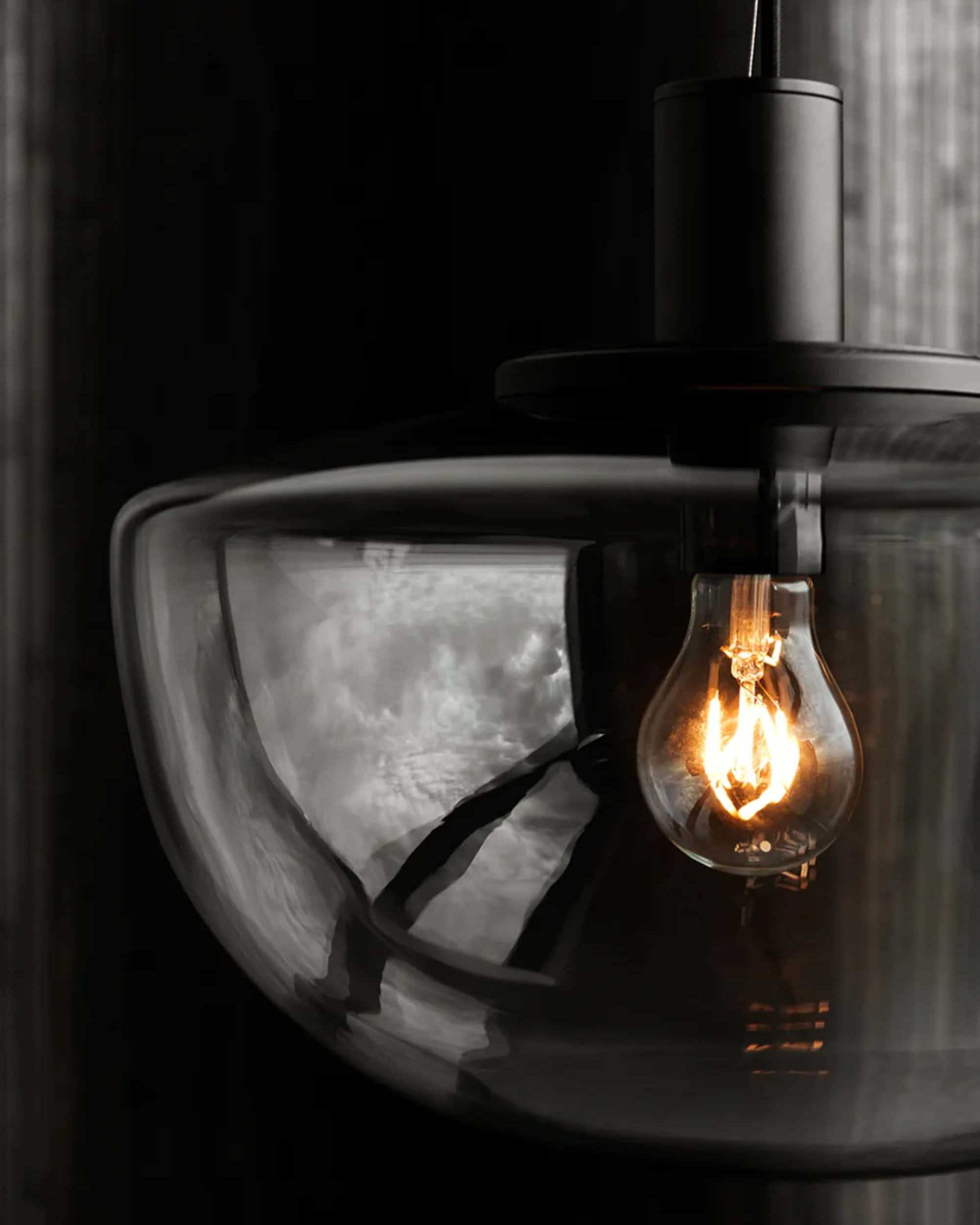 Audo Copenhagen Bank Pendant. Smoke