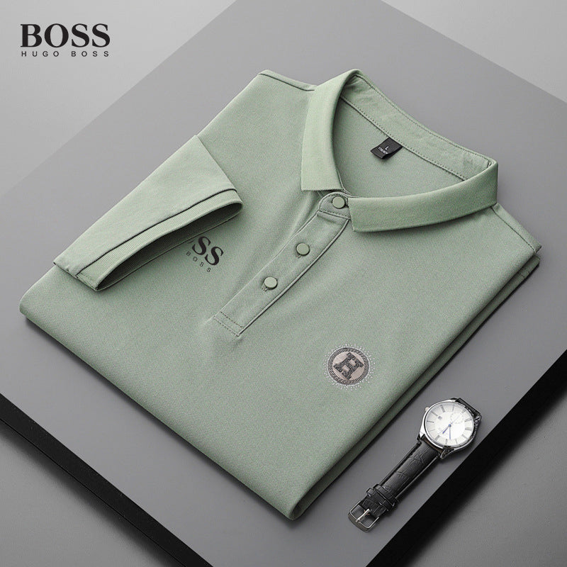 BOSS High Quality Half Short Sleeve Polo Shirt for Men