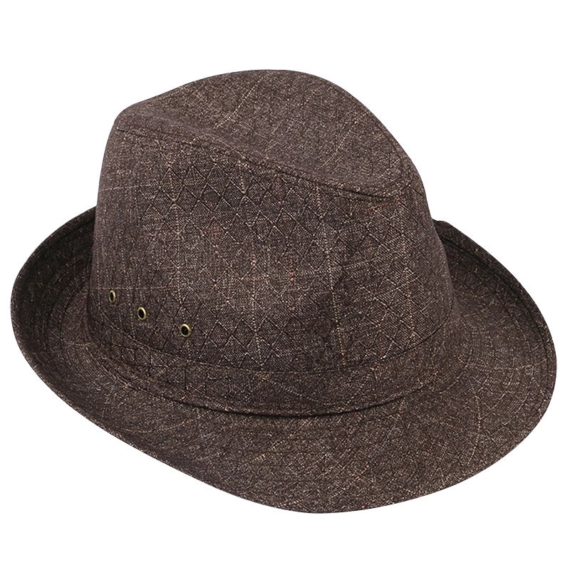 Top Hat Men's Middle-aged And Old Men's Jazz Hat Thickened Hat Fashionable Sports Outdoor Hat