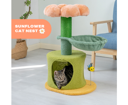 Flower Cat Scratching Post