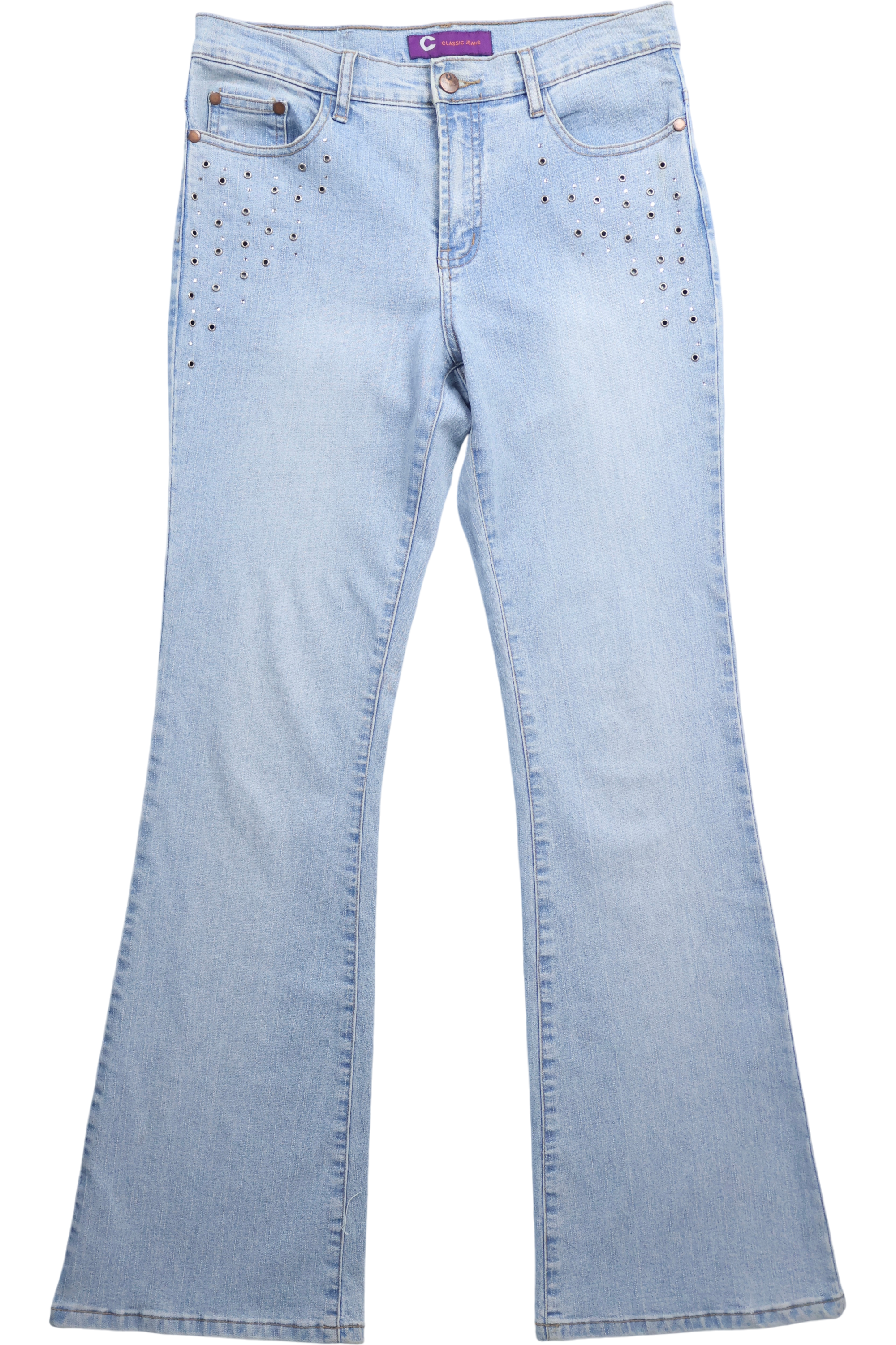 Y2K C-Classic Flared Denim Jeans
