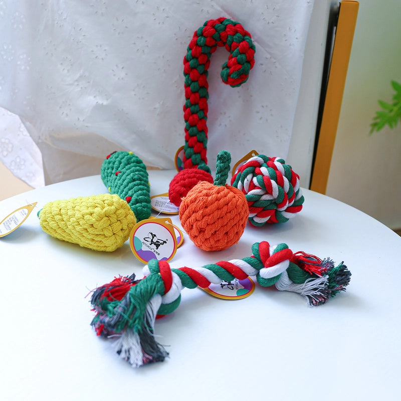 Sports Cotton Rope Colorful Pet Toys