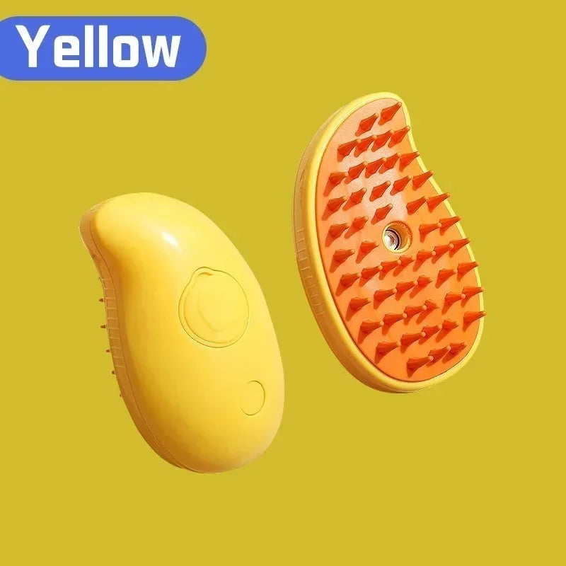 Pet Steamy Brush Pro - 3-in-1 Grooming. Massage & Steam Cleaning Tool