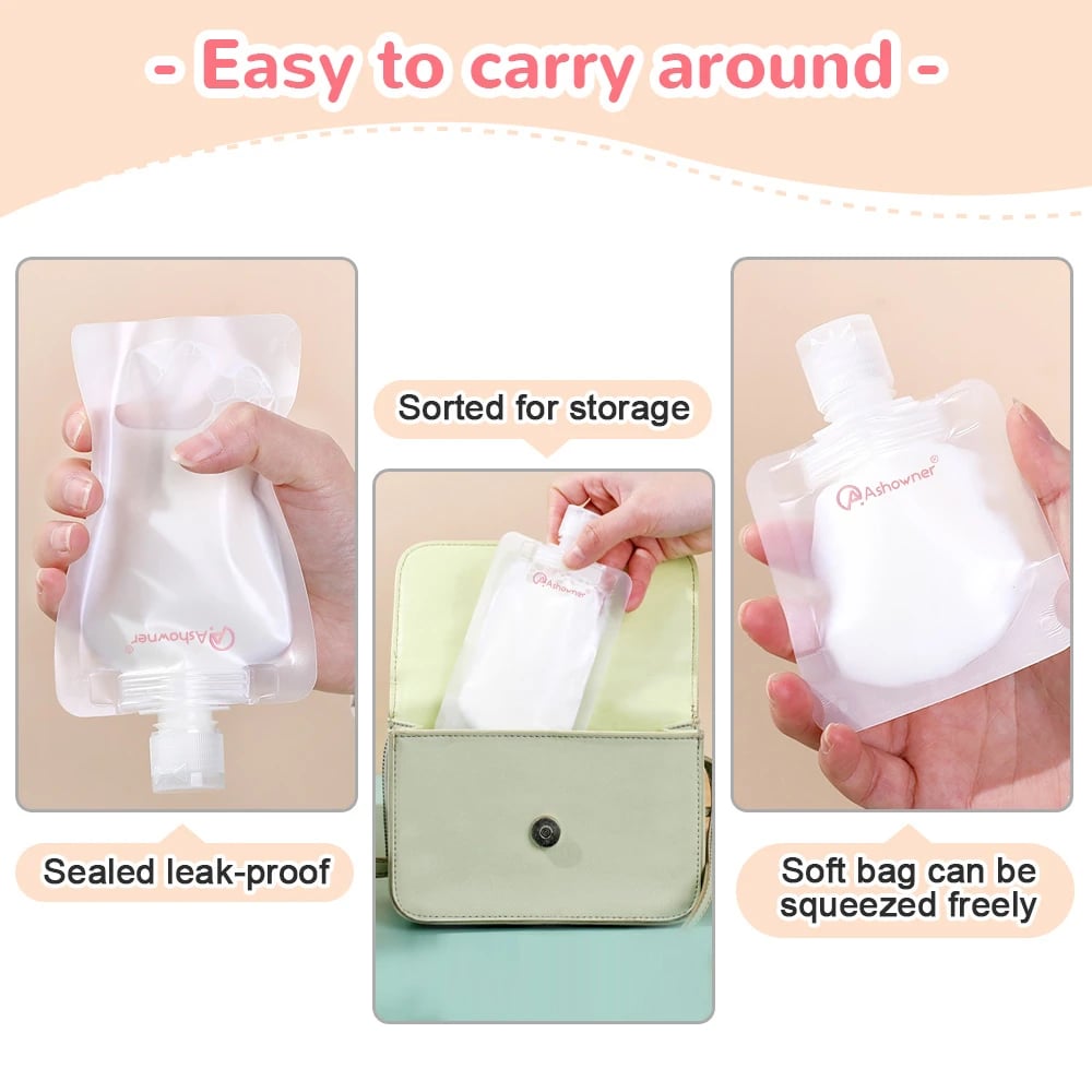 🔥 Last day 49% OFF🔥Portable Travel Fluid Makeup Packing Bag