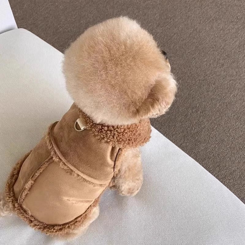 Casual Polyester Solid Color Pet Clothing