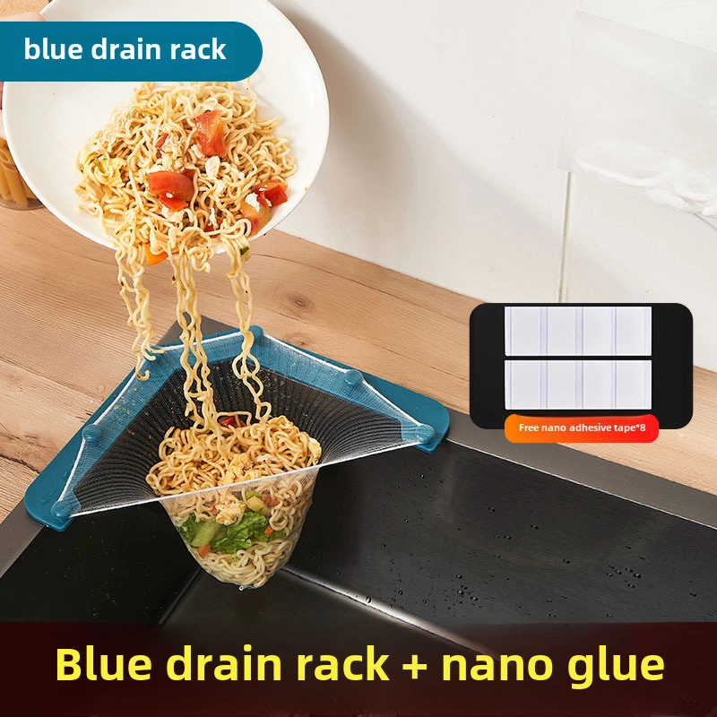 Disposable Kitchen Sink Filter Net Sewer Garbage Residue Anti-blocking Pool Filter Net Bag Large Net Rack