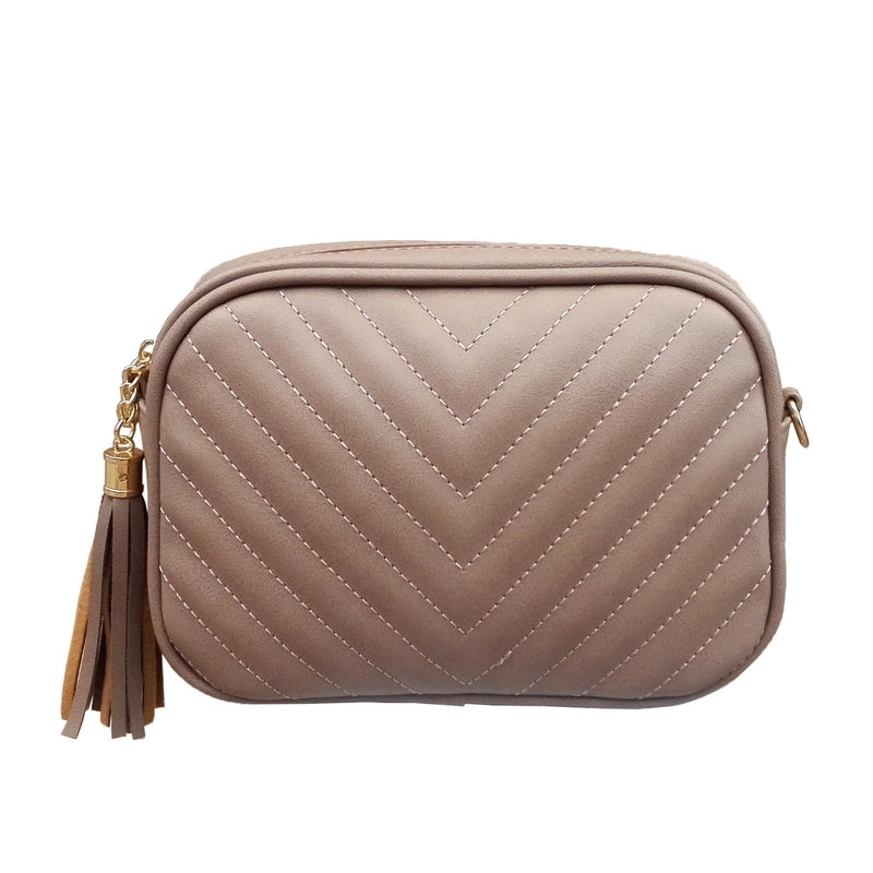 Women's Small Pu Leather Solid Color Fashion Square Zipper Crossbody Bag