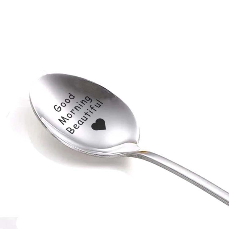 Fashion Letter Stainless Steel Tableware 1 Piece