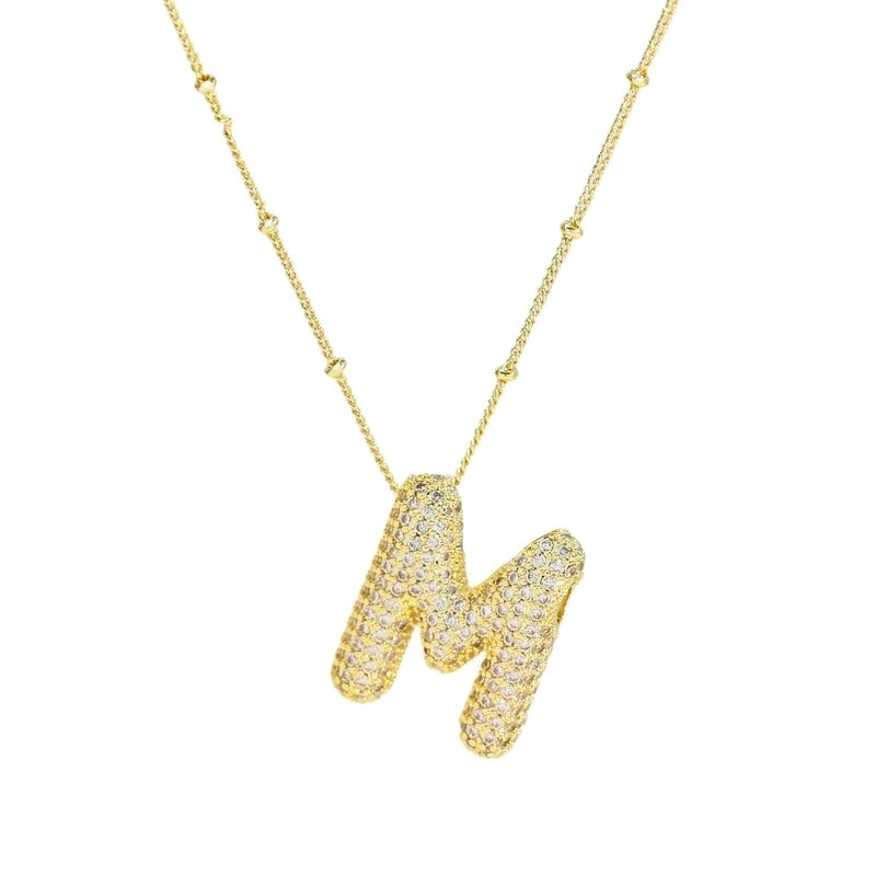 Minimalist Letter 304 Stainless Steel Pendant Necklace