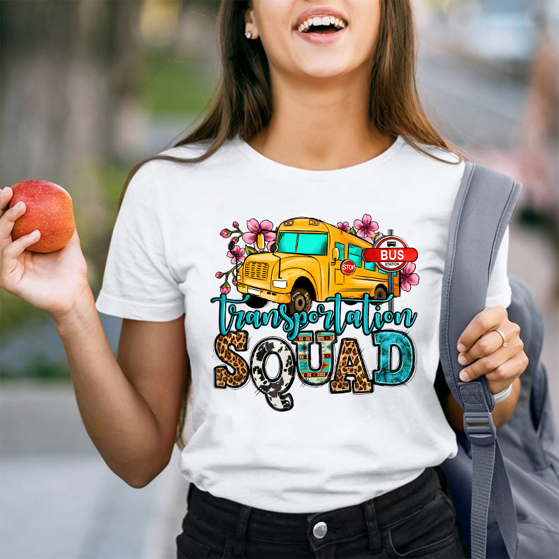 Transportation Squad Teacher T-Shirt