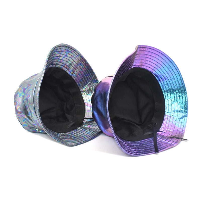Unisex Casual Solid Color Flat Eaves Bucket Hat