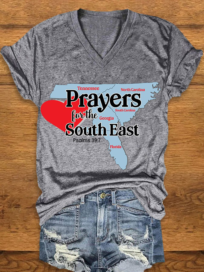 Women's Prayers for the South East. Psalms 39:7 printed T-shirt