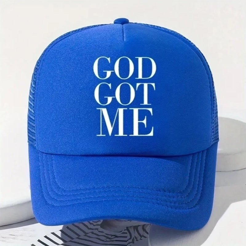 Unisex Casual Preppy Style Minimalist Letter Printing Wide Eaves Baseball Cap