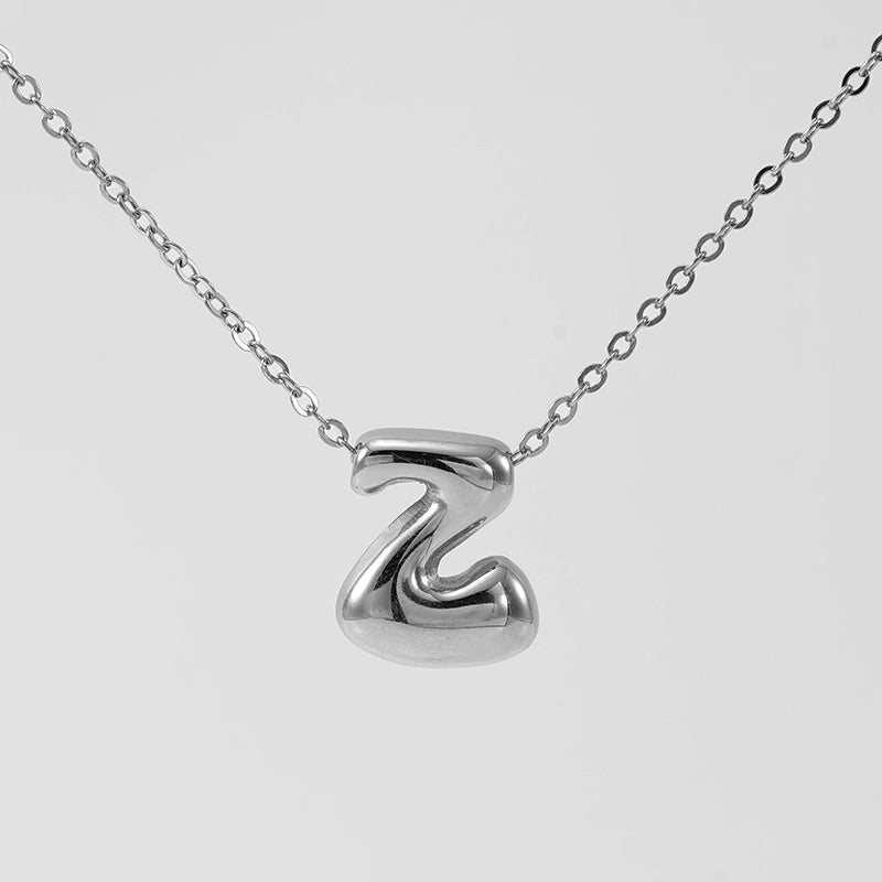 Basic Classic Style Letter 304 Stainless Steel 18K Gold Plated Plating Pendant Necklace