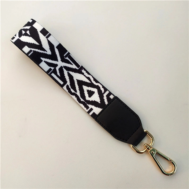 New Color Ethnic Style Hand Strap Wrist Strap Key Ring Keychain Decorative Band Accessory Strap Short Hand Bag